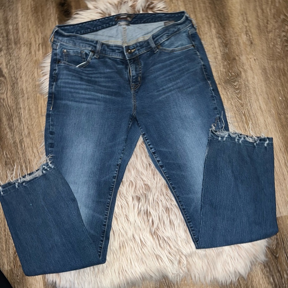Torrid high rise slim boot vintage stretch women’s blue jeans - Picture 1 of 11